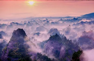 安徽万佛山云海风景图片-第5张