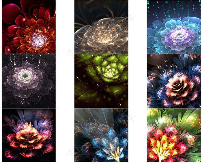 梦幻之花素材