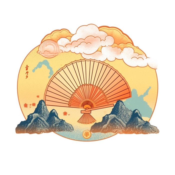 国潮扇子(1024x1024)