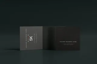 高端暗黑文具类文创VI样机模板