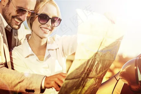 时尚情侣摄影图片