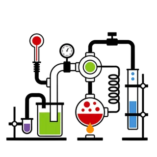 置换实验卡通素材少儿兴趣班