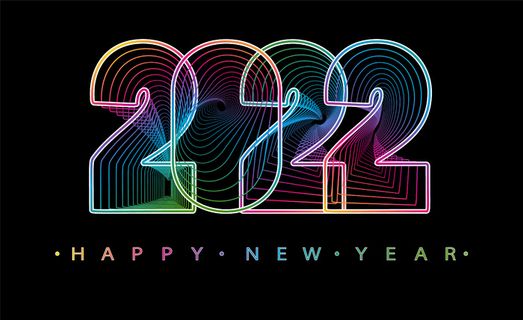 设计新年 2022 装饰素材