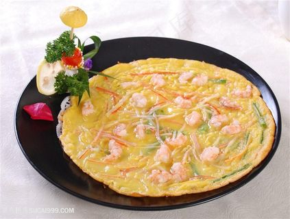 风味海鲜煎饼