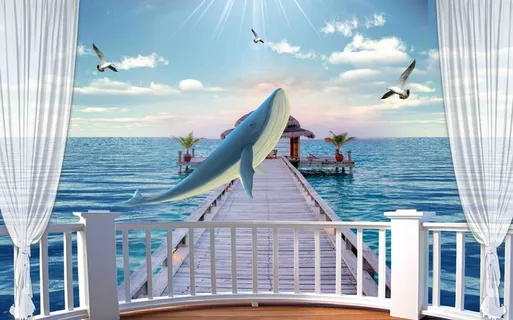 海底世界背景墙