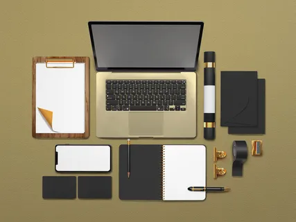 设计办公室品牌标志样机素材