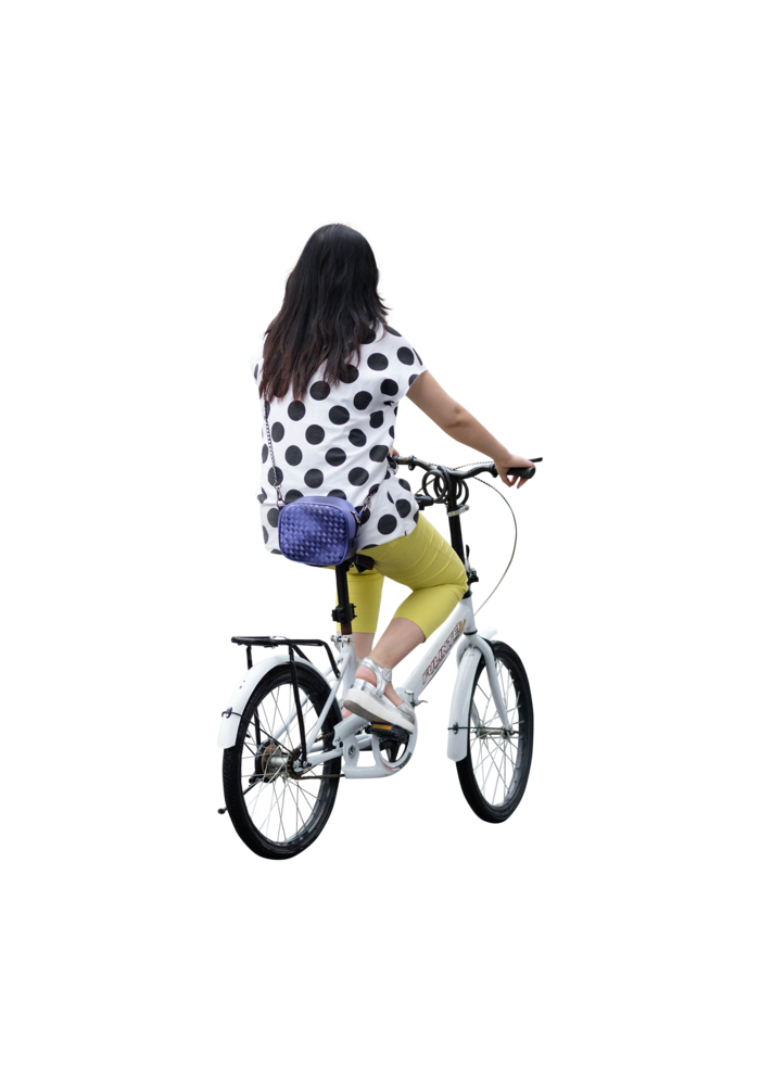 亚裔人物青年美女骑车免扣素材