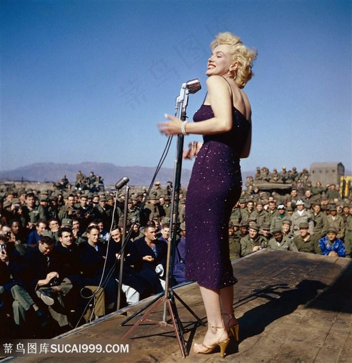 玛丽莲梦露演讲艺术照
