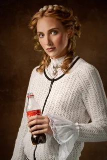油画风外国模特美女图片 油画风外国模特美女图片