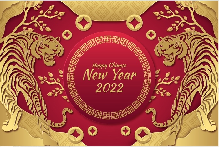 设计创造老虎背景