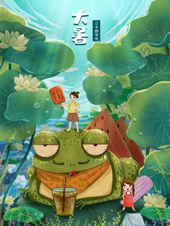 大暑节气海报 大暑节气海报