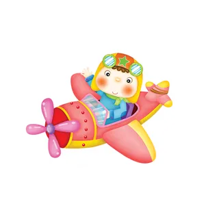 开飞机卡通简笔