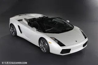 超级跑车-白色的兰博基尼