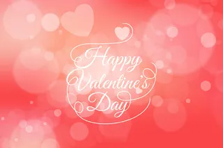 情人节快乐红色爱心背景