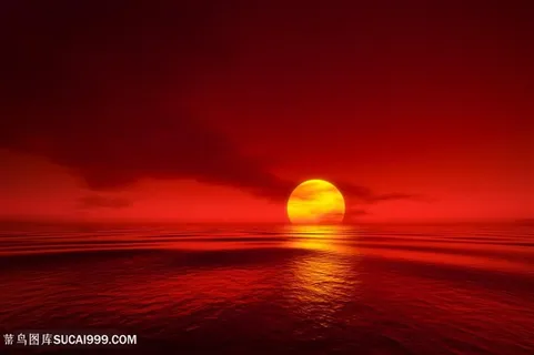 唯美的早晨太阳景色高清图片