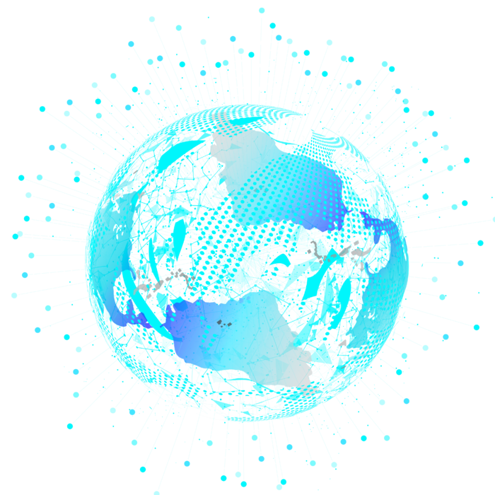 科技地球互联网科技线条立体矢量素材png