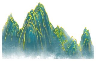 中国风山水祥云PNG免扣素材