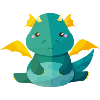 卡通恐龙生日宝宝宴派对素材恐龙派对免扣素材