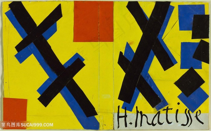 马蒂斯水彩艺术挂画