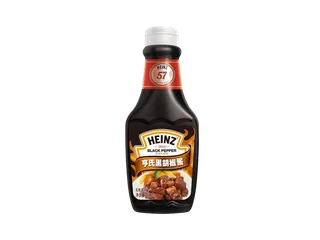 亨氏 黑胡椒酱超市商品白底图免抠实物摄影png格式图片透明底