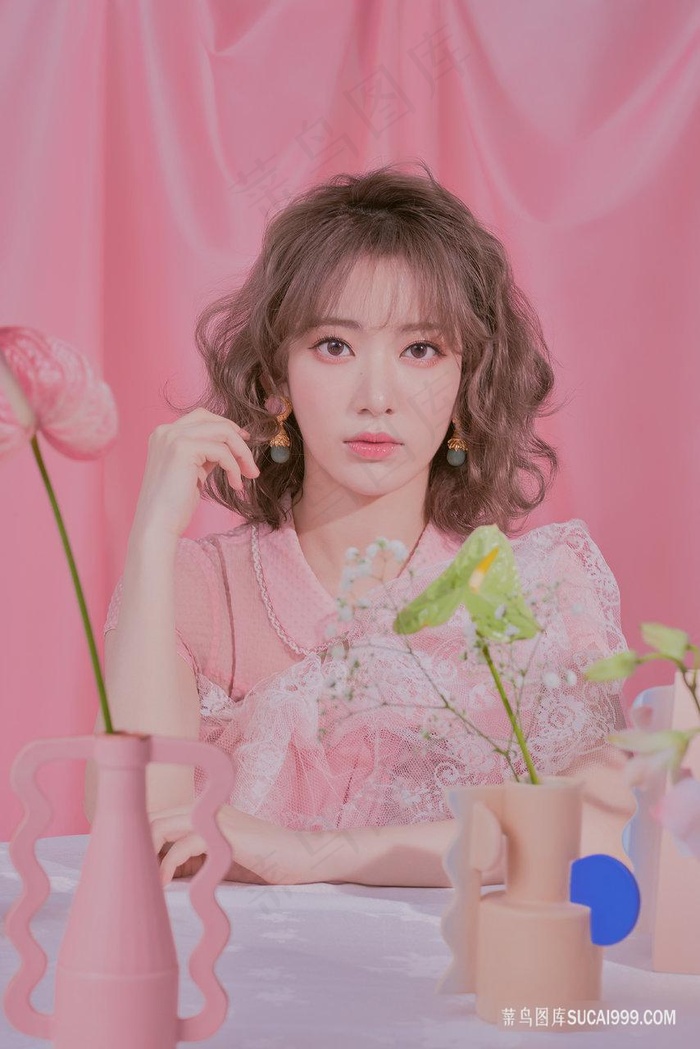 化妆品模特美容