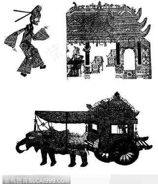 中国传统民间艺术皮影设计集合（二）