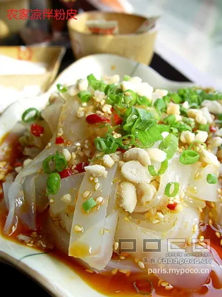 凉皮凉粉美食元素菜品