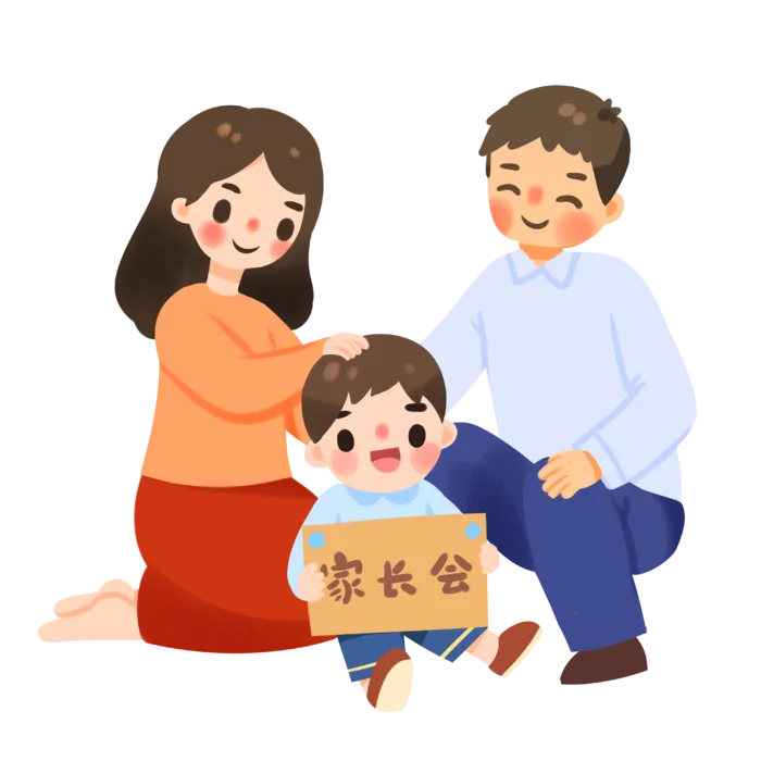家长会免扣人物图片背景素材