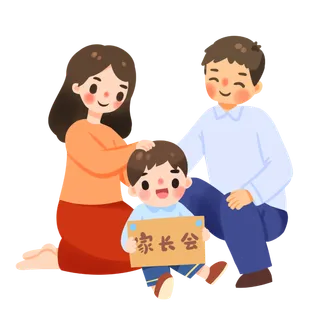 家长会免扣人物图片背景素材