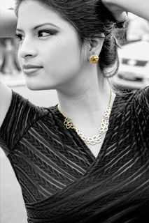 黑白性感少妇图片