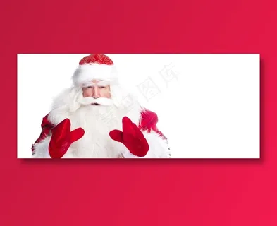 可爱的圣诞老人摄影