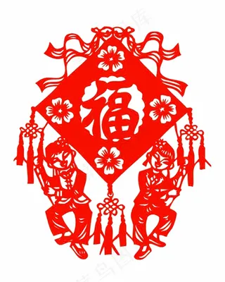 福剪纸 剪纸风元素