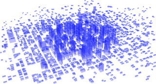 蓝紫色图谱网络科技kv主视觉素材