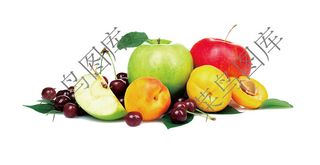 苹果，车厘子，黄桃-高清图