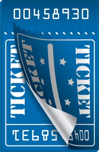 免抠标签票根矢量