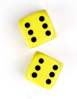黄色骰子图片