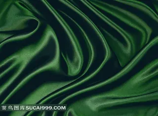 绿色的丝绸图片