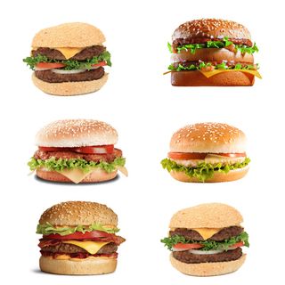 免抠美味汉堡包图片