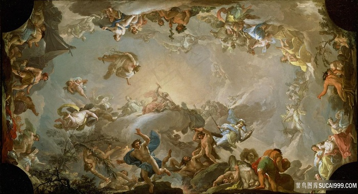 巴约和苏比亚，弗朗西斯科-奥林匹斯-与巨人的战斗