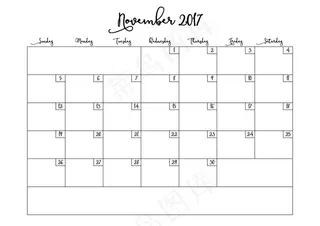 11月记事本日历图片