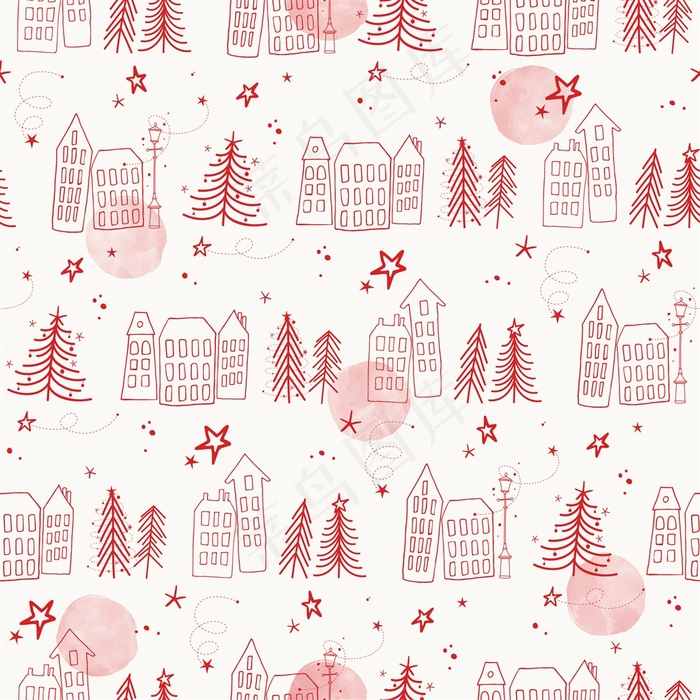 时尚圣诞节底纹背景素材图片