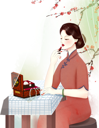 传统旗袍美女 (137)