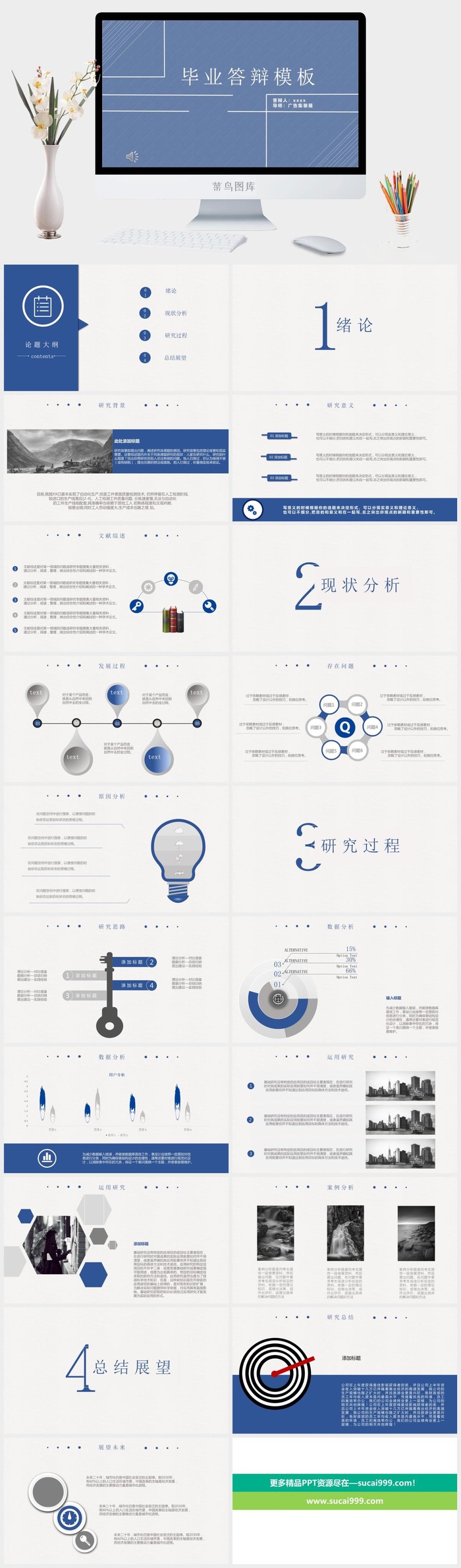 毕业答辩模板PPT