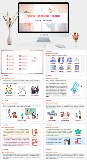 企业复工疫情防控十项导则预览图