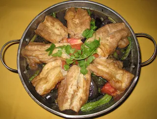 锅仔油条烩全素 16元