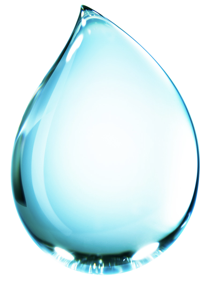 手绘大水滴png免扣