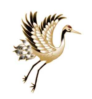 中国风古典中式国潮风手绘飞鹤图案仙鹤装饰素材PNG免抠插画元素 中国风古典中式国潮风手绘飞鹤图案仙鹤装饰素材PNG免抠插画元素