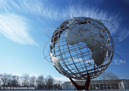 世界风情-蓝天下的圆球
