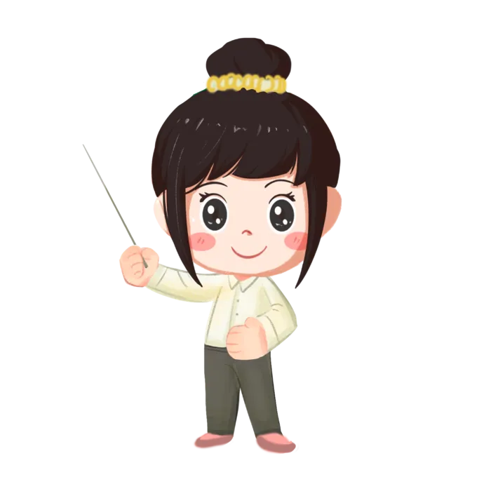 可爱美女老师上课讲课插图