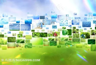 照片拼贴数字化图片